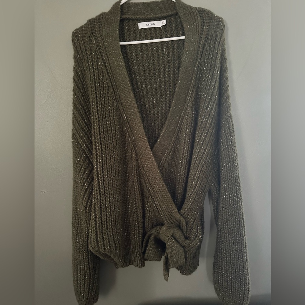 Justfab XXL wrap sweater